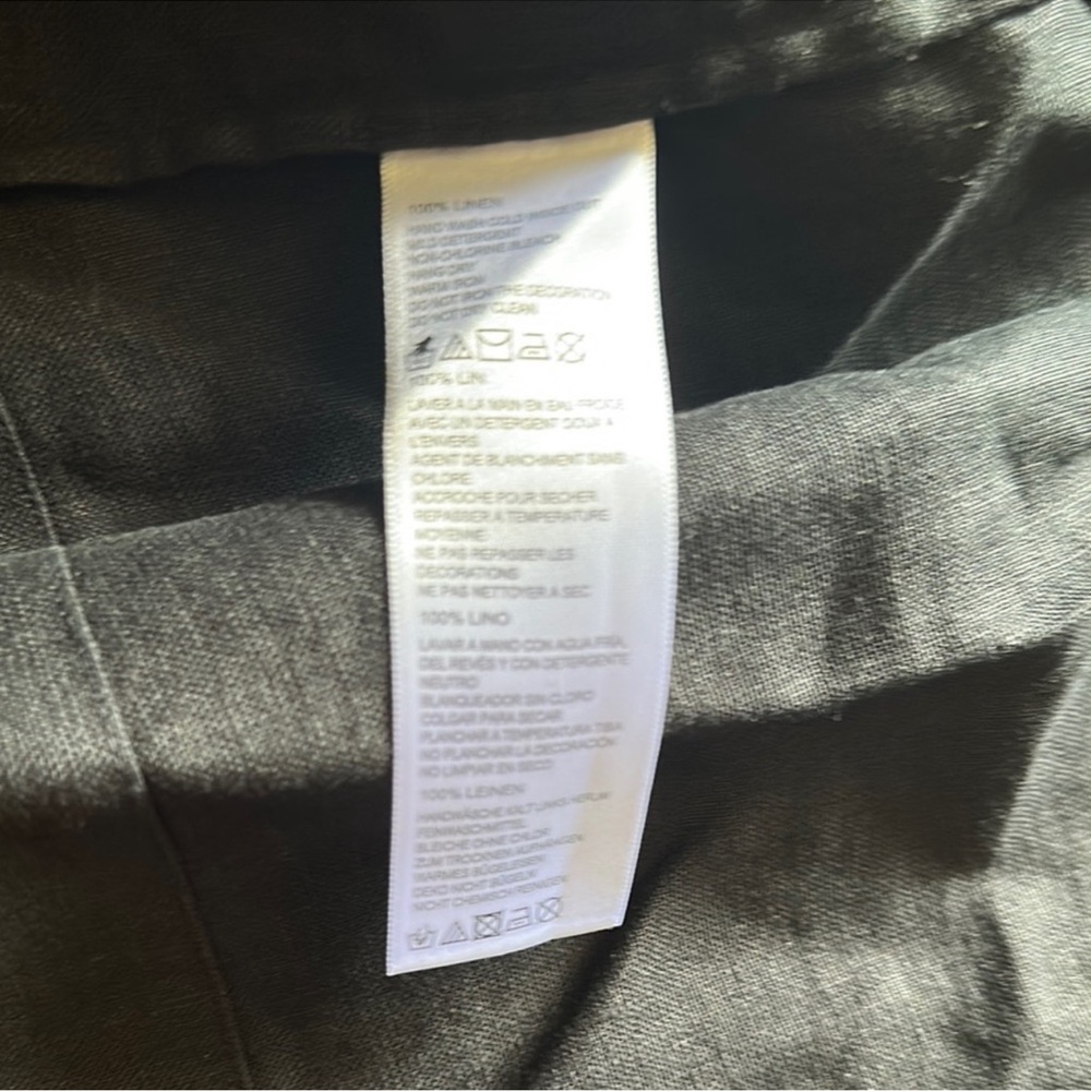 BNWT Tommy Bahama 100% linen Black Jacket with Silver Accents size XS - Picture 5 of 5